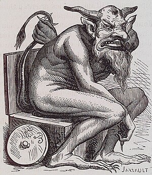 English: The demon Belphegor