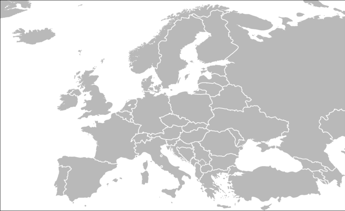 Map Of Europe 2003