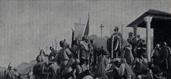 Благословение Фриуло-славянского войска Павлином II Аквильским.PNG