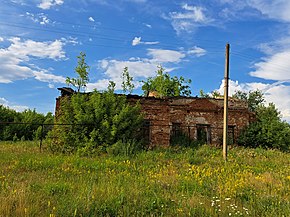 Руины Покровской церкви в Большой Камышинке