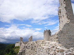 Skyline of Moustier-Ventadour