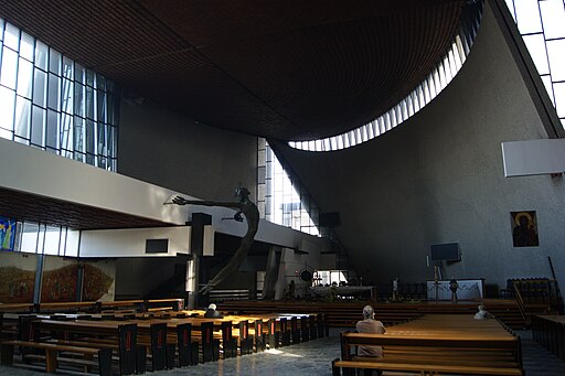 Church of Our Lady the Queen of Poland (Ark of Our Lord)-inside, 1 Obroncow Krzyza street,Nowa Huta,Krakow,Poland