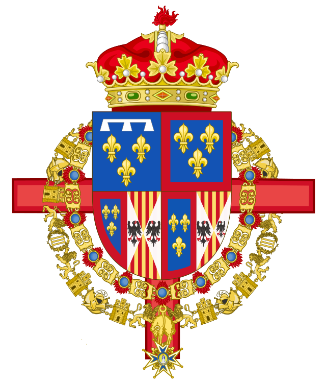 Description de l'image Coat of Arms of Infante Antonio of Spain (1866-1930), Duke of Galliera.svg.