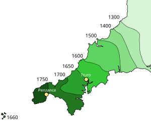 Cornish language shift.svg