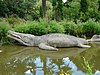 The Ichtyosaurus sculpture at the Crystal Palace