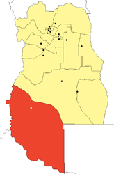 Dipartimento di Malargüe – Mappa