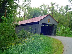 Eakin Mill Covered Bridge, a historic site in the township