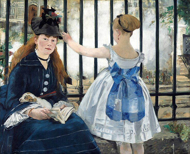 Archivo: Edouard Manet - Le Chemin de fer - Google Art Project.jpg