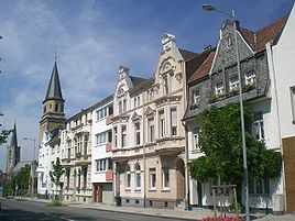 Euskirchen fasadoj en Kölner Straße.JPG