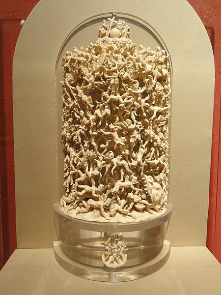 File:Fall of the Rebel Angels, Naples, early 18th century, ivory - Nelson-Atkins Museum of Art - DSC08844.JPG