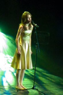 Smith performing on the Britain's Got Talent Live Tour in 2008