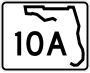 State Road 10A marker