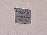 Nativitæ de Gexù do Benéito Brandimàrte, cartelìn