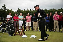 Gary Player swings at the 2009 Gary Player।nvitational