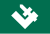 Green flag with symbol of falanga.svg