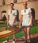 Goldmedaille 1948 im Rudern-Doppelzweier: Eduardo Guerrero (l.) und Tranquilo Cappozzo (r.)