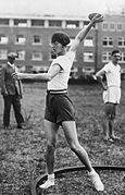 L'athlète polonaise Halina Konopacka aux Jeux olympiques d'Amsterdam en 1928.