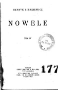 Henryk Sienkiewicz Nowele tom IV