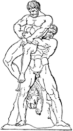 Herakles och Antaios, Nordisk familjebok.png