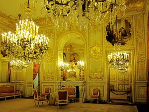 Salone dell'Hôtel de Lassay, attuale residenza del presidente dell'Assemblea Nazionale francese