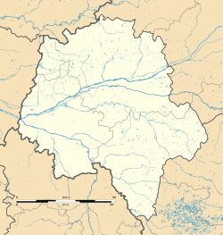 Localisation sur la carte d'Indre-et-Loire.