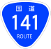 National Route 141 shield