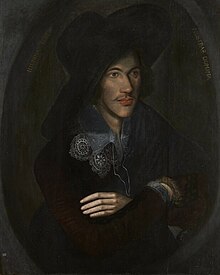 Noted poet John Donne, c. 1595. John Donne BBC News.jpg