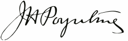 John Henry Poyntings signatur