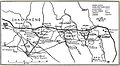 Karte der Gegend zwischen Reims und Verdun im Jahr 1917
