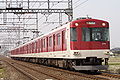 近铁3200系电车，在近铁京都线区间。
