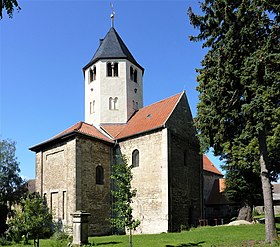 L'église abbatiale de Saint-Guy.