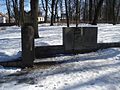 Monument de Barons dans le Grand cimetière à Riga