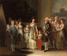 Francisco Goya, Charles IV of Spain and His Family, 1800-01 La familia de Carlos IV, por Francisco de Goya.jpg