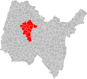 Localisation de Communauté d'agglomérationde Bourg-en-Bresse