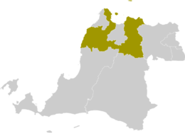 Reggenza di Serang – Mappa