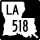 Louisiana Highway 518 marker