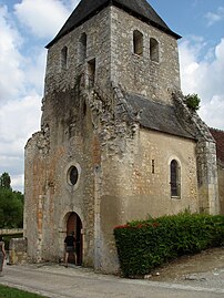 Le clocher, en 2011.