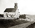 Templum Lutheranum ad orientem Sharpsburg situm fines incursus Unionis per Proelium Antietamense designat, 1862