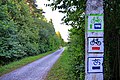 Malowania trasy Greenways K-M-W (nitki górskiej) w Ustroniu-Nierodzimiu