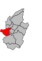 Log vom Kanton Brouvelieures innahoib vom Arrondissements Saint-Dié-des-Vosges