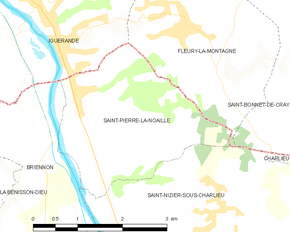 Poziția localității Saint-Pierre-la-Noaille