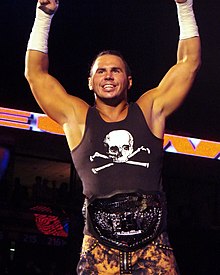 Hardy as ECW Champion in 2008 Matt Hardy Milwaukee, WI 090908.jpg