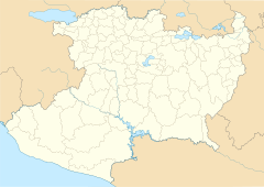 Mapa lokalizacyjna Michoacán