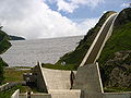 Barrage de Minamiaiki, réservoir supérieur de la centrale de Kannagawa (940 MW).