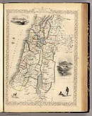 Modern Palestine, Illustrated atlas, and modern history of the World, 1851.jpg