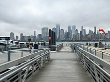 The ferry dock in Paulus Hook NYC Downtown Manhattan Skyline seen from Paulus Hook 2019-10-30 IMG 6738 FRD.jpg