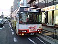 駅前の 南海ウイングバス南部乗り場