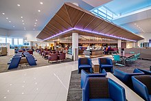 A Sky Club in Concourse B at Hartsfield-Jackson Atlanta International Airport New Delta Sky Club (29840678206).jpg