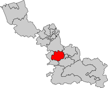 La seizième circonscription en 2010.