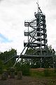 Aussichtsturm auf der Abraumhalde des ehemaligen Deutschlandschachtes in Oelsnitz/Erzgeb.